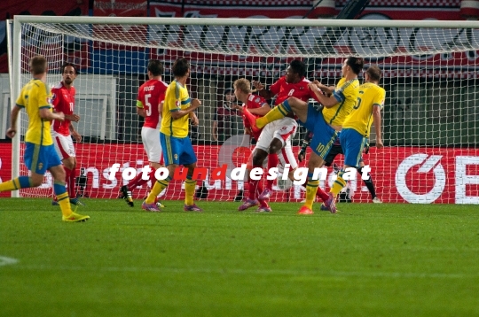 EM-Qualifikation 2016 Österreich gegen Schweden - 1:1