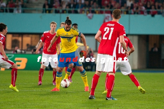 EM-Qualifikation 2016 Österreich gegen Schweden - 1:1
